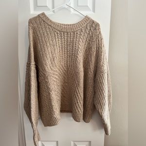 Cream sweater